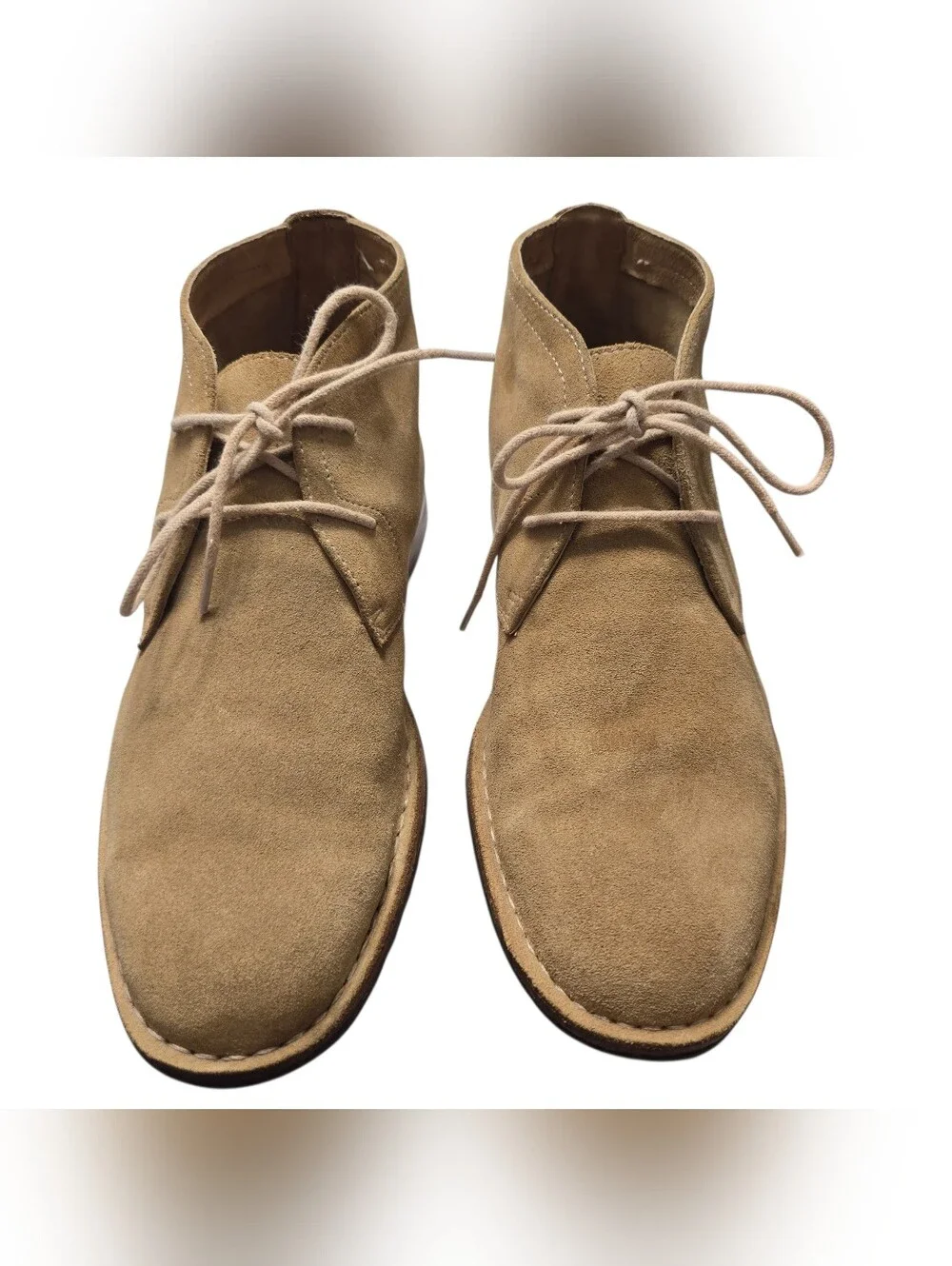 Vintage Trask Men's Casual Tan Suede Chukka Boots Size 9M